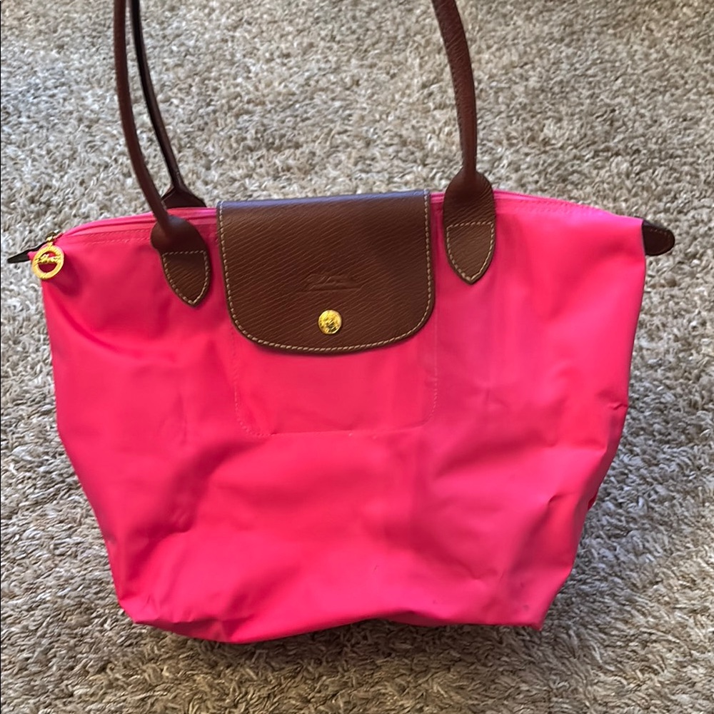 Longchamp Pink Tote Bag